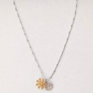 KATHY BRANSFIELD 925 Sterling Silver "Play" Charm Pendant Necklace